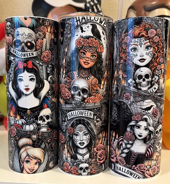 Halloween Princesses &amp; Queen Tumblers