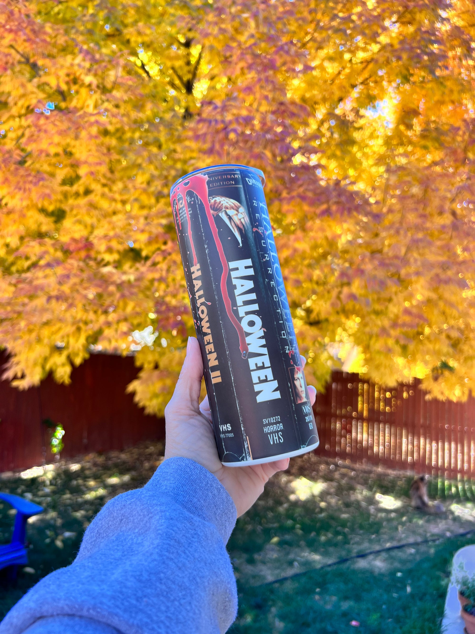 Horror Glow-in-the-Dark Stainless Steel Tumblers